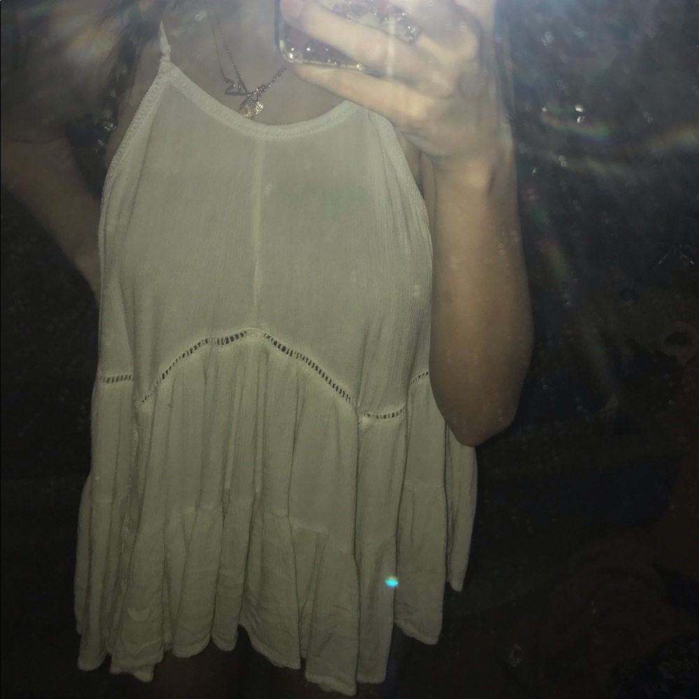White summer tank